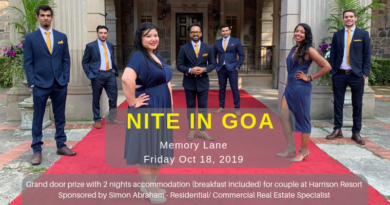 Nite In Goa with 7 Piece Goan Band - Memory Lane