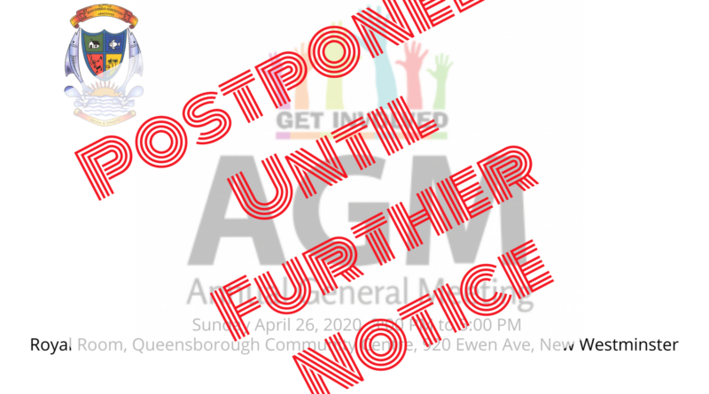 GOA AGM 2020 Postponed